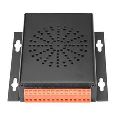 EV Pedestrian Alert Warning System Black PAWS unit, positive model with organge terminal block end from 8Wired