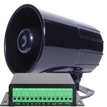 External horn speaker, with internal control unit, 2 speaker outputs