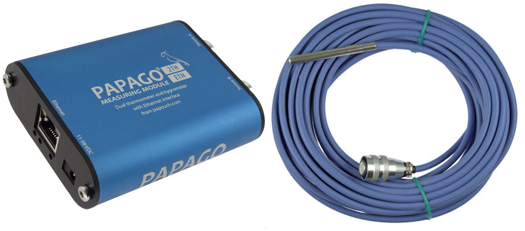 Sensor with a Papago thermometer unit (sold separately)