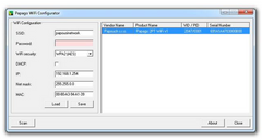 Papago 2TH-WIFI 2-Channel environmental monitoring solution, with humidity and temperature sensor options, over Wi-Fi