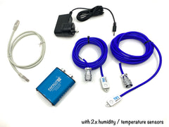 Networked environmental sensor with 2x humidity and temperature sensor