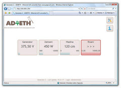 AD4ETH - Analogue measurement module to Ethernet with four inputs for unified signal 0 - 20 mA, 4 - 20 mA respectively.