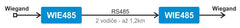 Wie485 - Wiegand to RS 485 ModBUS RTU & SPINEL converter model