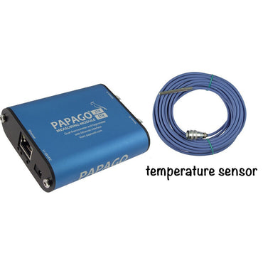 1 temperature sensor / thermometer on PoE capable networked Ethernet monitoring unit from 8wired.com.au
